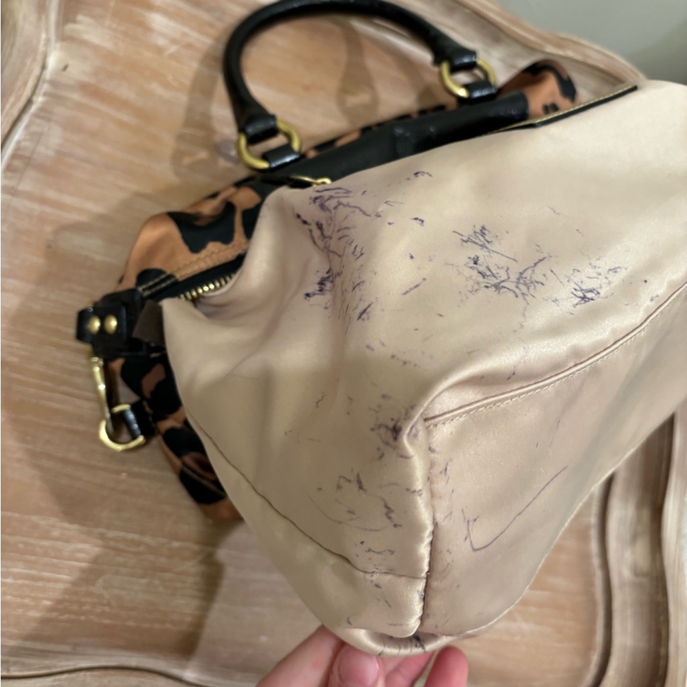 Rare Coach Leopard Print Handbag - Picture 7 of 15